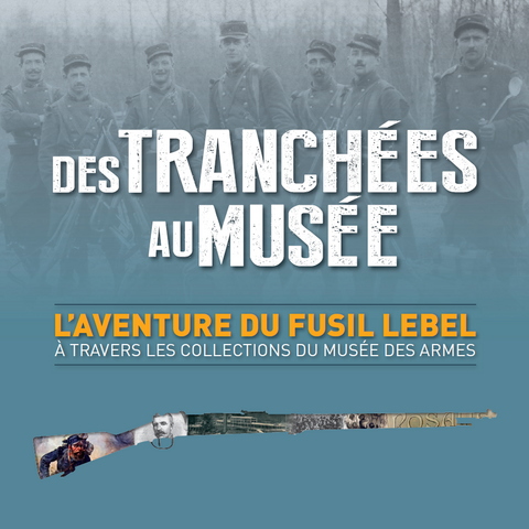 Des tranchées au musée Composition graphique autour du fusil Lebel