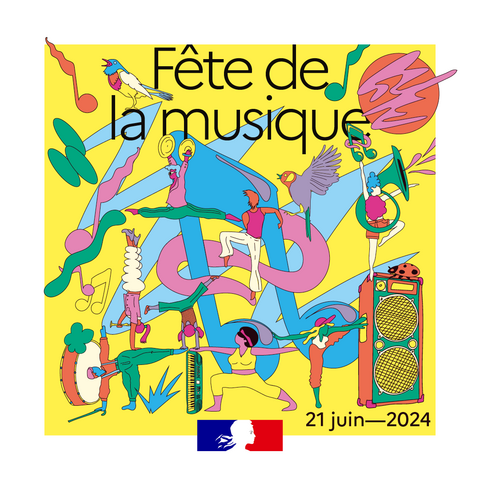 Visuel officiel de la fête de la musique 