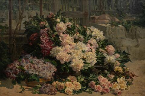 Nature morte représentant un bouquet de fleurs