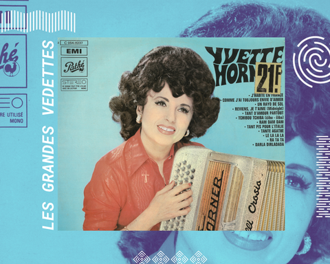 pochette de disque d'Yvette Horner jeune