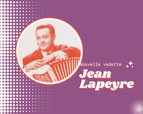 Visuel avec photo de l'accordéoniste Jean Lapeyre